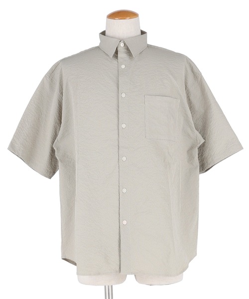 coca（coca）（コカ）の「楊柳半袖シャツ（シャツ/ブラウス・メンズ・ライトベージュ/ライトグリーン・L/M/XL）」の17枚目の写真