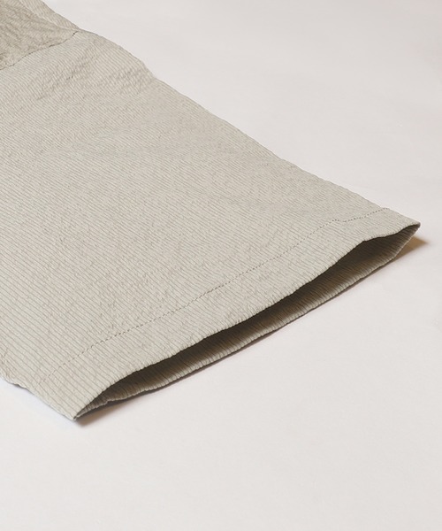 coca（coca）（コカ）の「楊柳半袖シャツ（シャツ/ブラウス・メンズ・ライトベージュ/ライトグリーン・L/M/XL）」の14枚目の写真