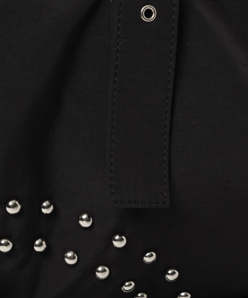 Heather（ヘザー）の「スタッズナイロンBAG　573204（ボストンバッグ・レディース・アイボリー/ブラック・ONE SIZE）」の19枚目の写真