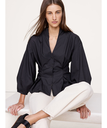 Banana Republic（バナナリパブリック）の「コットンポプリン シンチウエスト シャツ（シャツ/ブラウス）」