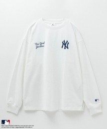 MLB ロゴ刺繍 ロングスリーブTシャツ
