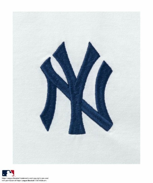 MLB（メジャーリーグベースボール）の「MLB ロゴ刺繍 ロングスリーブTシャツ（Tシャツ/カットソー・メンズ・ホワイト/ブラック/アッシュグレー/ネイビー・L/XL/M）」の6枚目の写真