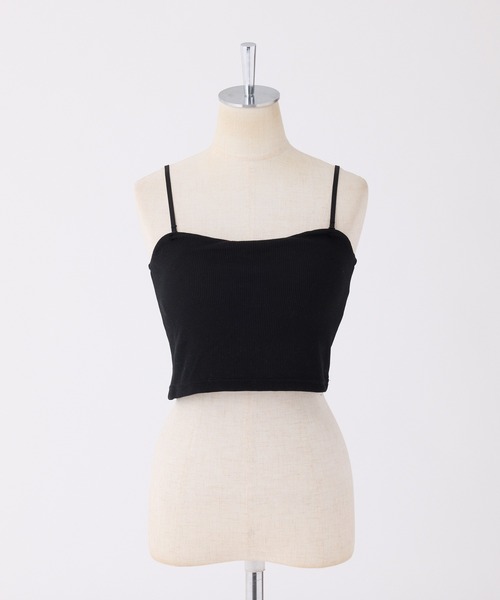 one after another NICE CLAUP（ワンアフターアナザーナイスクラップ）の「カップ付きキャミソール（キャミソール・レディース・ベージュ/ブラック/オフホワイト/ドット・FREE）」の14枚目の写真