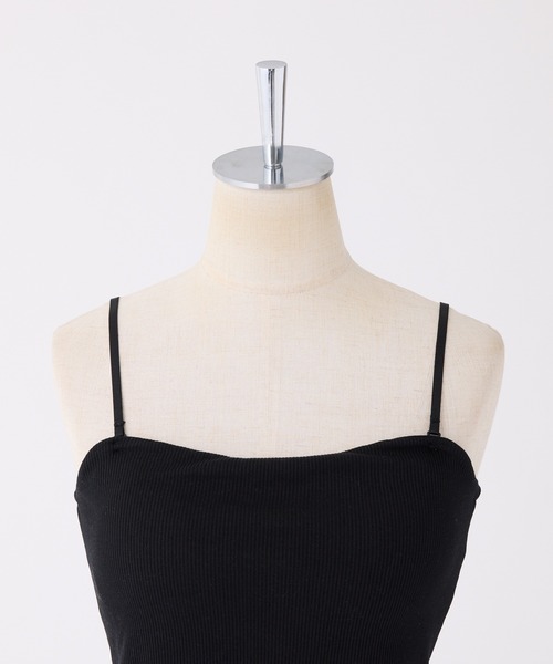 one after another NICE CLAUP（ワンアフターアナザーナイスクラップ）の「カップ付きキャミソール（キャミソール・レディース・ベージュ/ブラック/オフホワイト/ドット・FREE）」の17枚目の写真