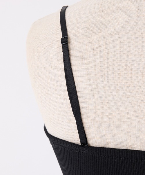 one after another NICE CLAUP（ワンアフターアナザーナイスクラップ）の「カップ付きキャミソール（キャミソール・レディース・ベージュ/ブラック/オフホワイト/ドット・FREE）」の12枚目の写真