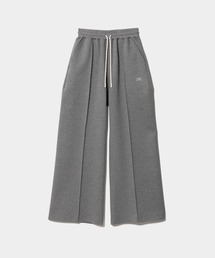 compact doublejersey wide straight pants