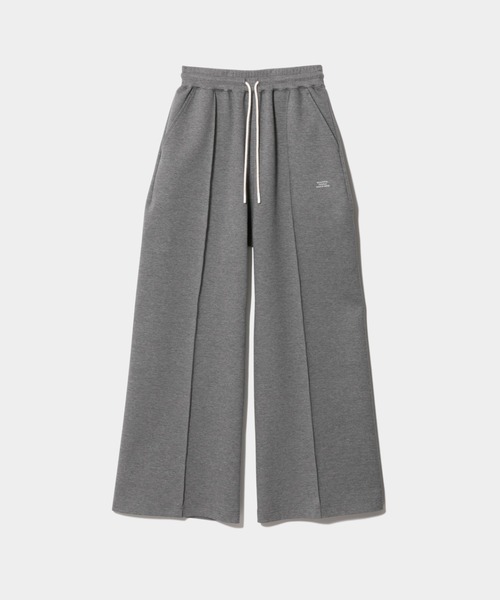 beautiful people(ビューティフルピープル)の「compact doublejersey wide straight pants(スウェットパンツ・レディース・ブラック/グレー・40/38/36)」の2枚目の写真