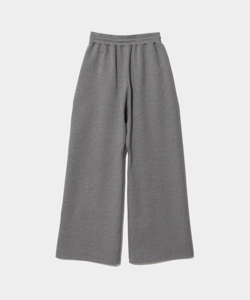 beautiful people(ビューティフルピープル)の「compact doublejersey wide straight pants(スウェットパンツ・レディース・ブラック/グレー・40/38/36)」の3枚目の写真