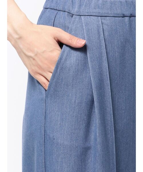 LAGUNAMOON（ラグナムーン）の「テンセルデニムイージーパンツ（デニムパンツ・レディース・ブルー/グレー・MEDIUM/SMALL）」の8枚目の写真