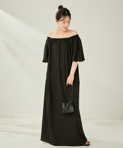 plage fluid stripe ドレス ワンピース セール】FLUID STRIPE ドレス(ワンピース)|Plage(プラージュ