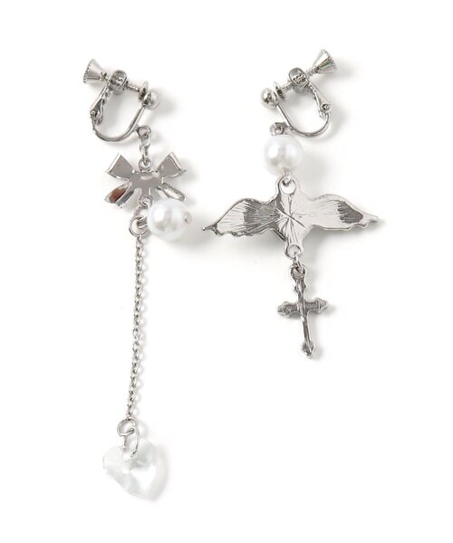 algy(アルジー)の「クロスモチーフエンジェルイヤリング(イヤリング・キッズ・シルバー・FREE)」の5枚目の写真