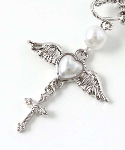 algy(アルジー)の「クロスモチーフエンジェルイヤリング(イヤリング・キッズ・シルバー・FREE)」の7枚目の写真