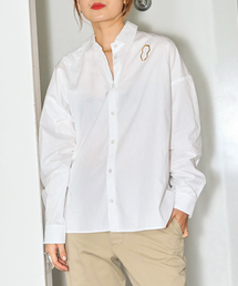 ブラウス シャツ CLINQ*SODA 別注 BIA シャツ「BLACK」 レディース CLINQ*SODA 別注 BIA シャツ[BLACK]（シャツ／ブラウス