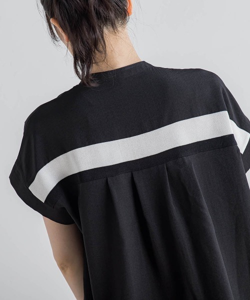 Droite lautreamont(ドロワットロートレアモン)の「【WEB限定】麻調バックヨークテープ切替えブラウス≪洗濯機で洗える≫(シャツ/ブラウス・レディース・オフホワイト/ブラック/ベージュ・M)」の16枚目の写真