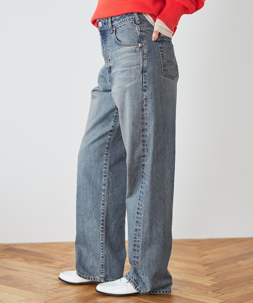 SOMETHING(サムシング)の「SOMETHING ELSA ヴィンテージルーズストレートデニムパンツ(デニムパンツ・レディース・ブルー/ライトブルー/ブラック系その他・SMALL/MEDIUM/X-SMALL)」の15枚目の写真