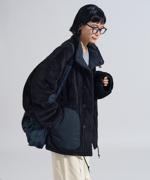 リバーシブル ボアジャケット/裏ボア ミリタリージャケット