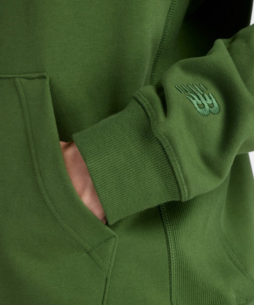 NEW BALANCE（ニューバランス）の「574 シューパッチフーディ（パーカー・メンズ・ダークグリーン/ブラック/ライトグレー/ダークブラウン・MEDIUM/LARGE/X-LARGE/XX-LARGE/SMALL）」の13枚目の写真