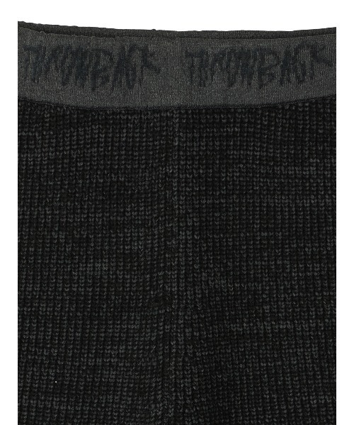 WAIST LOGO KNIT BIKER PANTS（その他パンツ）｜Ameri（アメリ）の