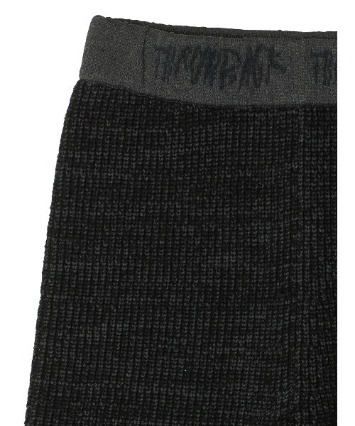 新品Ameri WAIST LOGO KNIT BIKER PANTS ブラック WAIST LOGO KNIT BIKER PANTS（その他パンツ）｜Ameri（アメリ