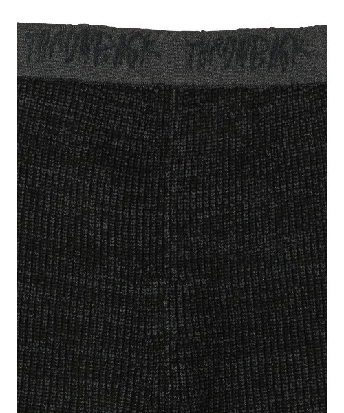 WAIST LOGO KNIT BIKER PANTS（その他パンツ）｜Ameri（アメリ