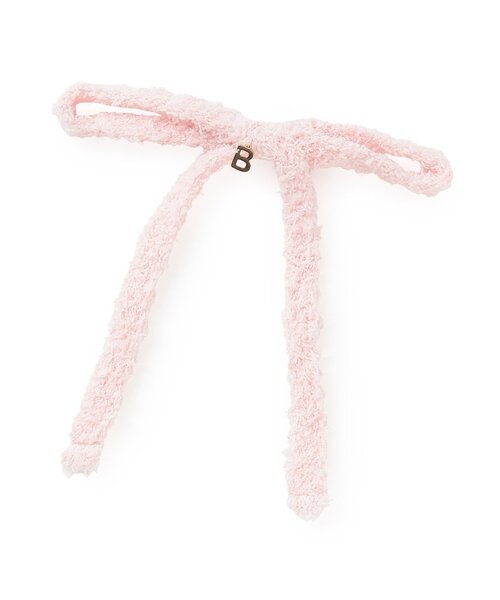 by LOVEiT（バイラビット）の「ニットリボンポニー（ヘアピン・キッズ・ブラック/ピンク/オフホワイト・F）」の3枚目の写真