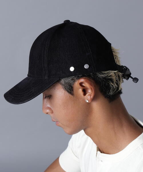 DANKE SCHON(ダンケシェーン)の「DankeSchon/ダンケシェーン/FLOCKY DENIM CAP(キャップ・レディース・ブラック/ブラウン・F)」の1枚目の写真