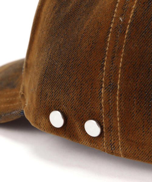 DANKE SCHON(ダンケシェーン)の「DankeSchon/ダンケシェーン/FLOCKY DENIM CAP(キャップ・レディース・ブラック/ブラウン・F)」の17枚目の写真