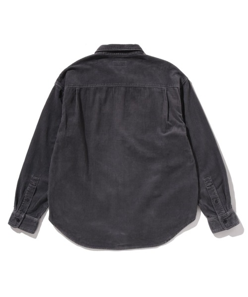 A BATHING APE(アベイシングエイプ)の「ONE POINT HEAVY WASHED CORDUROY LS SHIRT(シャツ/ブラウス・メンズ・オリーブ/チャコール/ベージュ・MEDIUM/LARGE/SMALL/X-LARGE/XX-LARGE)」の4枚目の写真