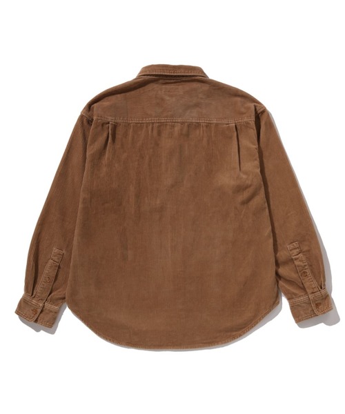 A BATHING APE(アベイシングエイプ)の「ONE POINT HEAVY WASHED CORDUROY LS SHIRT(シャツ/ブラウス・メンズ・オリーブ/チャコール/ベージュ・MEDIUM/LARGE/SMALL/X-LARGE/XX-LARGE)」の5枚目の写真
