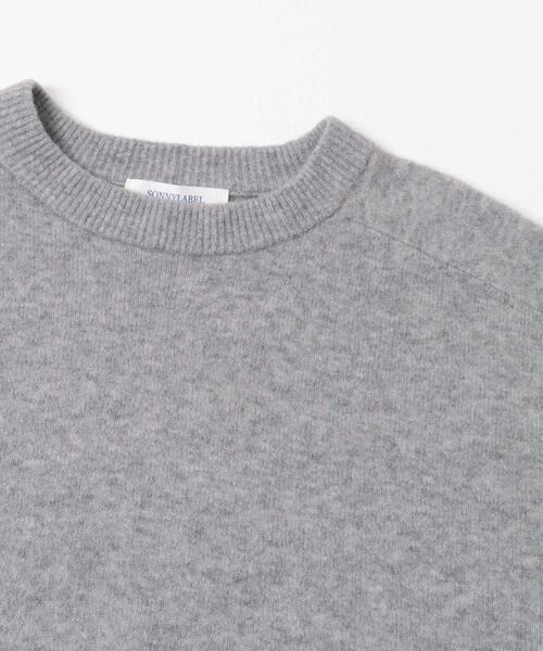 URBAN RESEARCH Sonny Label(アーバンリサーチサニーレーベル)の「フラッフィータッチクルーネックニットプルオーバー(ニット/セーター・レディース・ブラック/グレー/ミント・FREE)」の12枚目の写真
