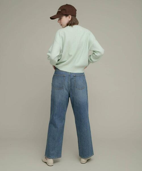 URBAN RESEARCH Sonny Label(アーバンリサーチサニーレーベル)の「フラッフィータッチクルーネックニットプルオーバー(ニット/セーター・レディース・ブラック/グレー/ミント・FREE)」の19枚目の写真