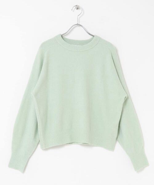 URBAN RESEARCH Sonny Label(アーバンリサーチサニーレーベル)の「フラッフィータッチクルーネックニットプルオーバー(ニット/セーター・レディース・ブラック/グレー/ミント・FREE)」の20枚目の写真