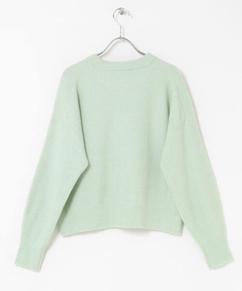URBAN RESEARCH Sonny Label(アーバンリサーチサニーレーベル)の「フラッフィータッチクルーネックニットプルオーバー(ニット/セーター・レディース・ブラック/グレー/ミント・FREE)」の21枚目の写真