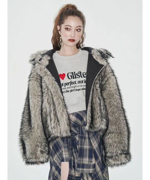 セール】リバーシブルフェイクファーブルゾン（ブルゾン）｜EVRIS