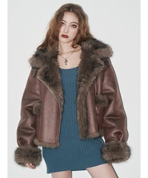 EVRIS | リバーシブルフェイクファーブルゾン(ブルゾン)