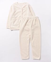 Lace Ladies（レースレディース）の「Vネック パイピング ポケット付き ボア ルームウェア（ルームウェア/パジャマ・レディース）」