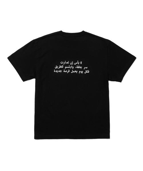 DESIGNERS(デザイナーズ)の「Arabic Tee -Go Ahead-(Tシャツ/カットソー・メンズ・ブラック・M/S/XL/L)」の1枚目の写真