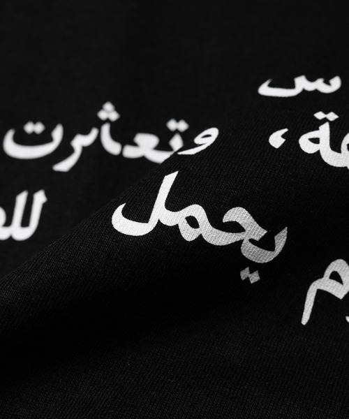 DESIGNERS(デザイナーズ)の「Arabic Tee -Go Ahead-(Tシャツ/カットソー・メンズ・ブラック・M/S/XL/L)」の5枚目の写真
