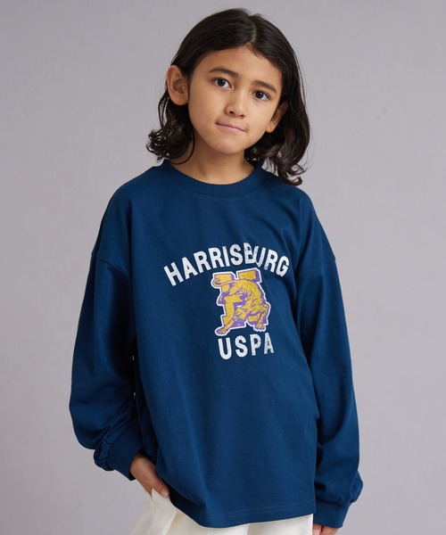 PAIRMANON STREET（ペアマノンストリート）の「【綿100%】アソート グラフィック 長袖 Tシャツ【PAIRMANON STREET】（Tシャツ/カットソー・キッズ・ブラック/ピンク系その他/ブラック系その他2/ホワイト系その他4/ホワイト系その他2/ブラック系その他3/レッド/ピンク/ホワイト系その他3/ホワイト/ホワイト系その他/ブラック系その他/ネイビー/ベージュ・90/150/160/100/130/110/140/120）」の11枚目の写真