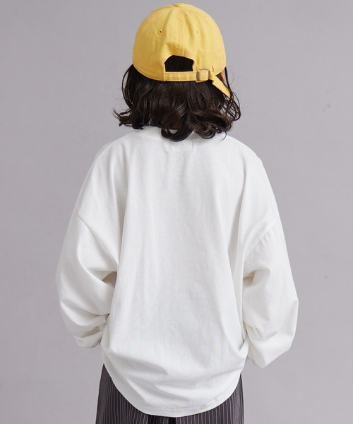 PAIRMANON STREET（ペアマノンストリート）の「【綿100%】アソート グラフィック 長袖 Tシャツ【PAIRMANON STREET】（Tシャツ/カットソー・キッズ・ブラック/ピンク系その他/ブラック系その他2/ホワイト系その他4/ホワイト系その他2/ブラック系その他3/レッド/ピンク/ホワイト系その他3/ホワイト/ホワイト系その他/ブラック系その他/ネイビー/ベージュ・90/150/160/100/130/110/140/120）」の19枚目の写真