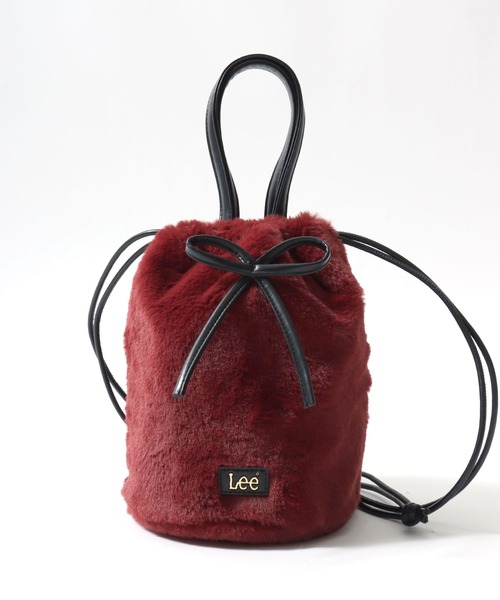 Lee(リー)の「Lee(リー)フェイクファー2wayミニショルダー&ハンドバッグ レディース(ハンドバッグ・レディース・ブラック/ワイン/グレイッシュベージュ・FREE)」の3枚目の写真