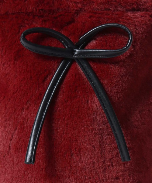 Lee(リー)の「Lee(リー)フェイクファー2wayミニショルダー&ハンドバッグ レディース(ハンドバッグ・レディース・ブラック/ワイン/グレイッシュベージュ・FREE)」の12枚目の写真