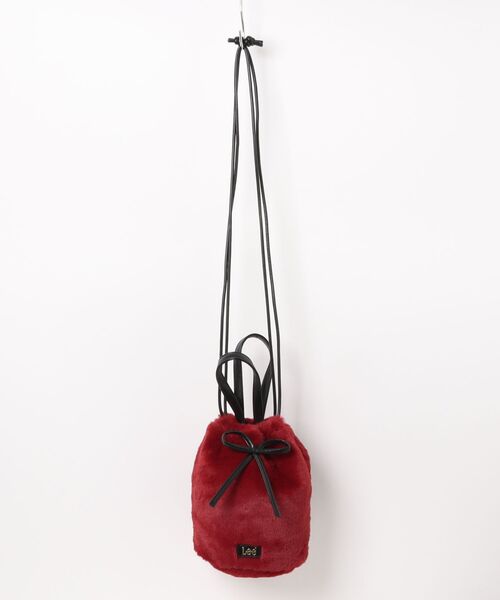 Lee(リー)の「Lee(リー)フェイクファー2wayミニショルダー&ハンドバッグ レディース(ハンドバッグ・レディース・ブラック/ワイン/グレイッシュベージュ・FREE)」の11枚目の写真