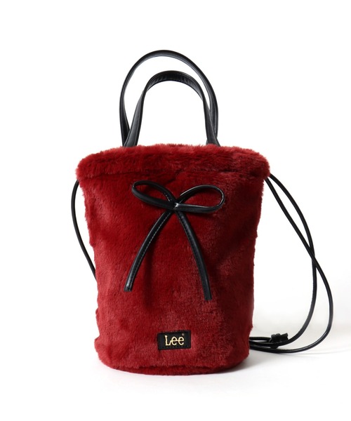 Lee(リー)の「Lee(リー)フェイクファー2wayミニショルダー&ハンドバッグ レディース(ハンドバッグ・レディース・ブラック/ワイン/グレイッシュベージュ・FREE)」の10枚目の写真