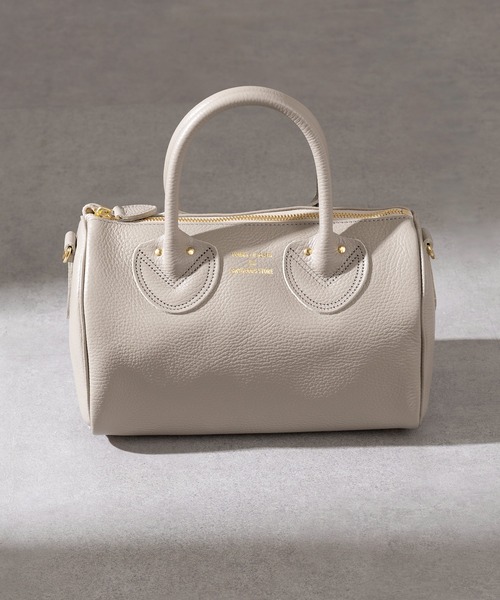 YOUNG&OLSEN The DRYGOODS STORE(ヤングアンドオルセン)の「【YOUNG&OLSEN】EMBOSSED LEATHER BOSTON S(ボストンバッグ・レディース・ブラウン/ベージュ/ブラック・FREE)」の3枚目の写真