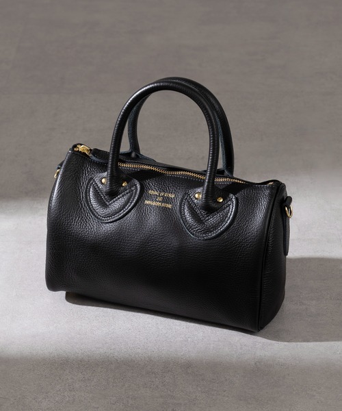 【美品】ヤングアンドオルセン 2way ミニボストンバッグ ブラック 中古・古着通販】YOUNG & OLSEN The DRYGOODS STORE (ヤング