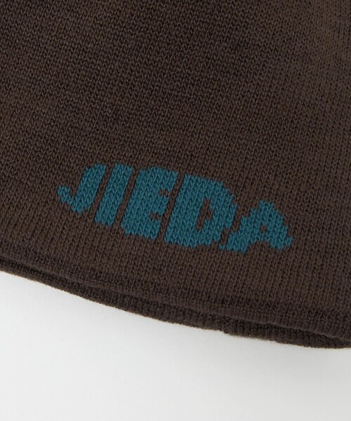 Jieda(ジエダ)の「<JieDa>J ロゴ ニット キャップ(ニットキャップ/ビーニー・メンズ・ブラック/ダークブラウン・FREE)」の5枚目の写真