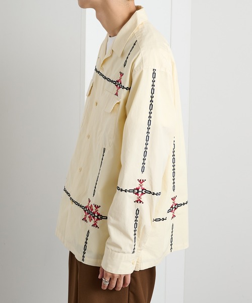 PENDLETON（ペンドルトン）の「【PENDLETON】オープンカラーシャツ　ガーメントダイ加工 5475-1011（シャツ/ブラウス・メンズ・アイボリー/チャコールグレー・L/M）」の8枚目の写真