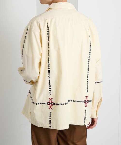 PENDLETON（ペンドルトン）の「【PENDLETON】オープンカラーシャツ　ガーメントダイ加工 5475-1011（シャツ/ブラウス・メンズ・アイボリー/チャコールグレー・L/M）」の9枚目の写真