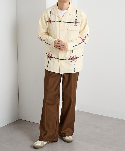 PENDLETON（ペンドルトン）の「【PENDLETON】オープンカラーシャツ　ガーメントダイ加工 5475-1011（シャツ/ブラウス・メンズ・アイボリー/チャコールグレー・L/M）」の10枚目の写真